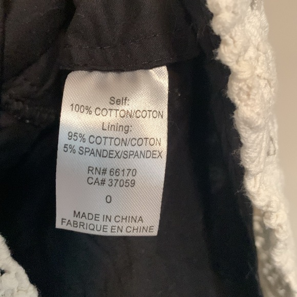 Anthropologie Maeve Crochet Peplum Top, size 0 - Picture 7 of 7